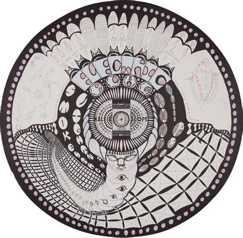 cartoonhd kaleidoscope|Vintage 1968 Kaleidoscope Round Concert Poster Series.
